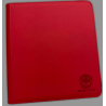 Classeur Toploader rouge avec Zip New Asia